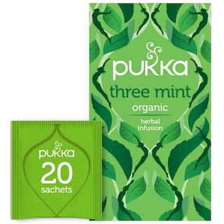 Pukka | Kruidenthee | Three Mint  | 20 Zakjes | Bio 