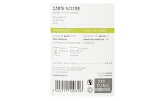 France - Frankrijk | Vin de Table | Blanc De Blancs Carte Noire 