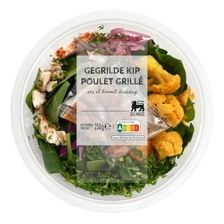 Delhaize | Salade | Poulet | Ras el hanout 