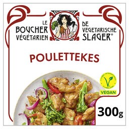 De Vegetarische Slager | Poulettekes | XL | Vegan 300 gr