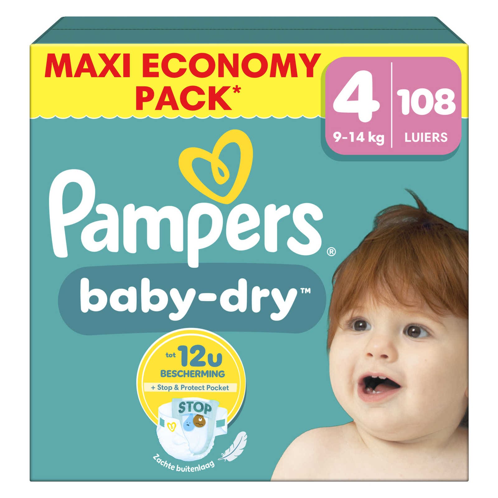 Luiers 4 maxi plus 9-20 kg economy pack van Naty, 2 x 42 stk