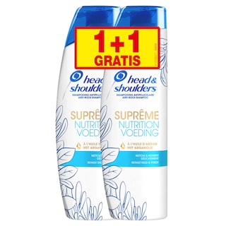 Head & Shoulders | Shampoo | Purify & Nourish | Supreme | 2x250ml | Promopack 1+1 