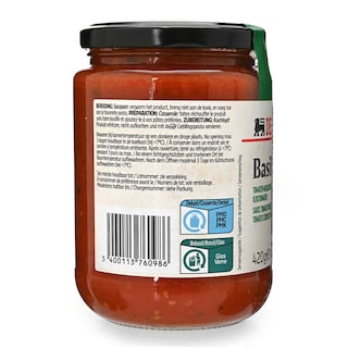 Delhaize | Saus | Tomate | & | Basilque 