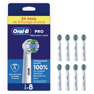 Oral-B | 8 opzetborsteltjes | Precision clean 