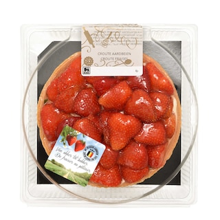 Delhaize | Tarte | Croute-Fraise | 4 personnes 