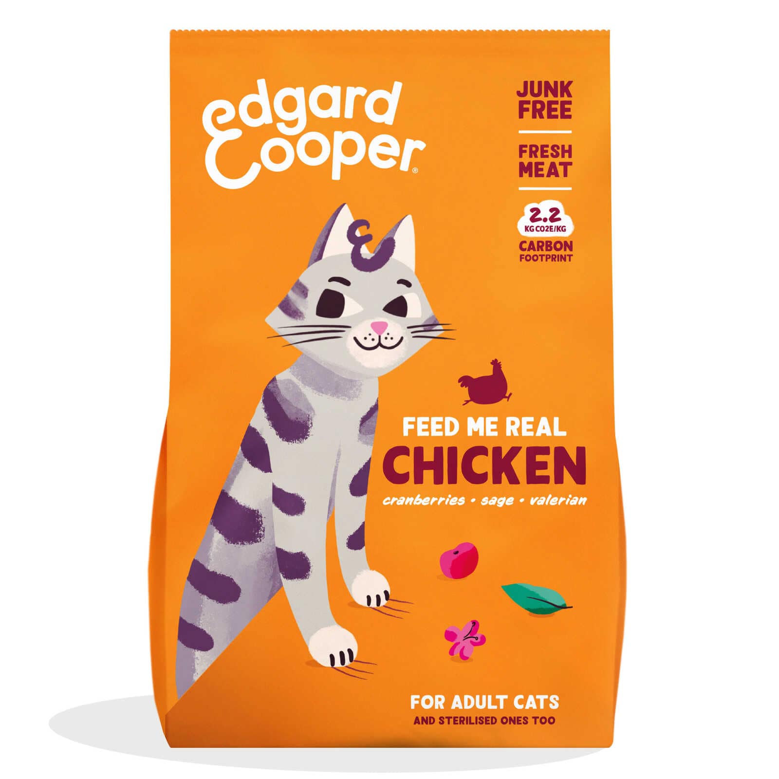 Edgard & Cooper Kattenvoeding | Brokjes | Adult | Kip
