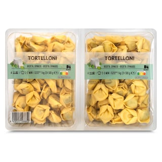Delhaize | Tortelloni | Ricotta | Epinards | Maxi Pack 