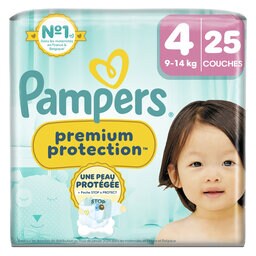 Pampers | Premium Protection | Langes | Taille 4 25 pc