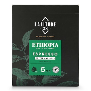 Latitude 28 | Café | Ethiopie | Caps | Fairtrade 