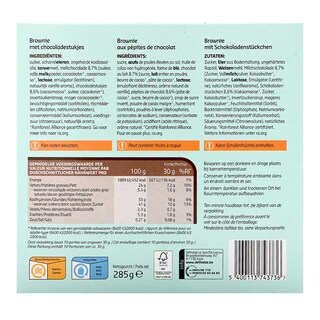 Delhaize | Biscuits | Brownie | Chocolat | Pépites 285 gr