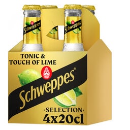 Schweppes | 4x20cl | Touch of lime 