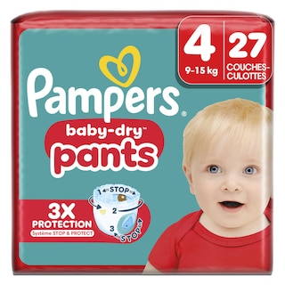 Pampers | Baby Dry Pants | Culottes | Taille 4 