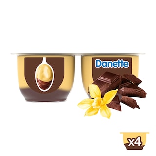Danette | Dessert | Crème | Chocolat-Vanille 
