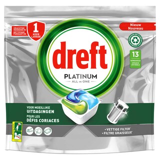 Dreft | Platinum | 13 Capsules Lave-Vaisselle | ADW | Platinum | Original 