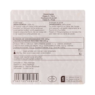 Delhaize | Kippenlapjes | Natuur 