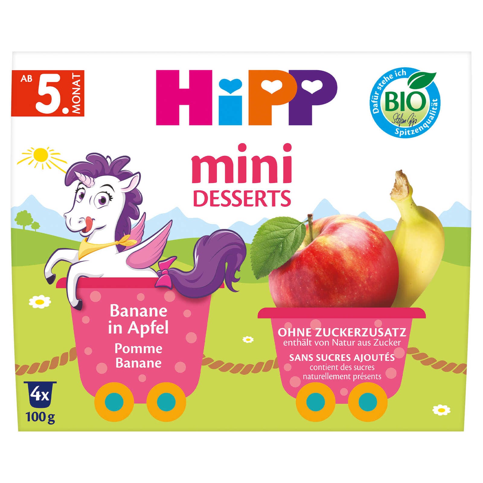 Hipp Fruitpap | Appel Banaan | 4M | Bio