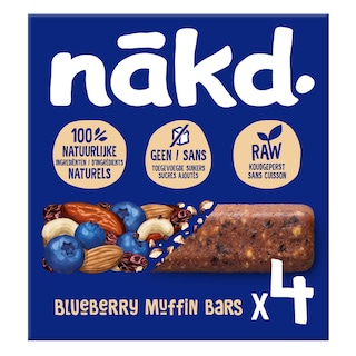 Nàkd | Barres | Fruit&Nut | Myrtille muffin 
