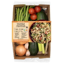 Delhaize | Maaltijdbox | Romige slingerpasta 