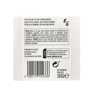 Delhaize | SALADE ORZO BACON EPINARD 