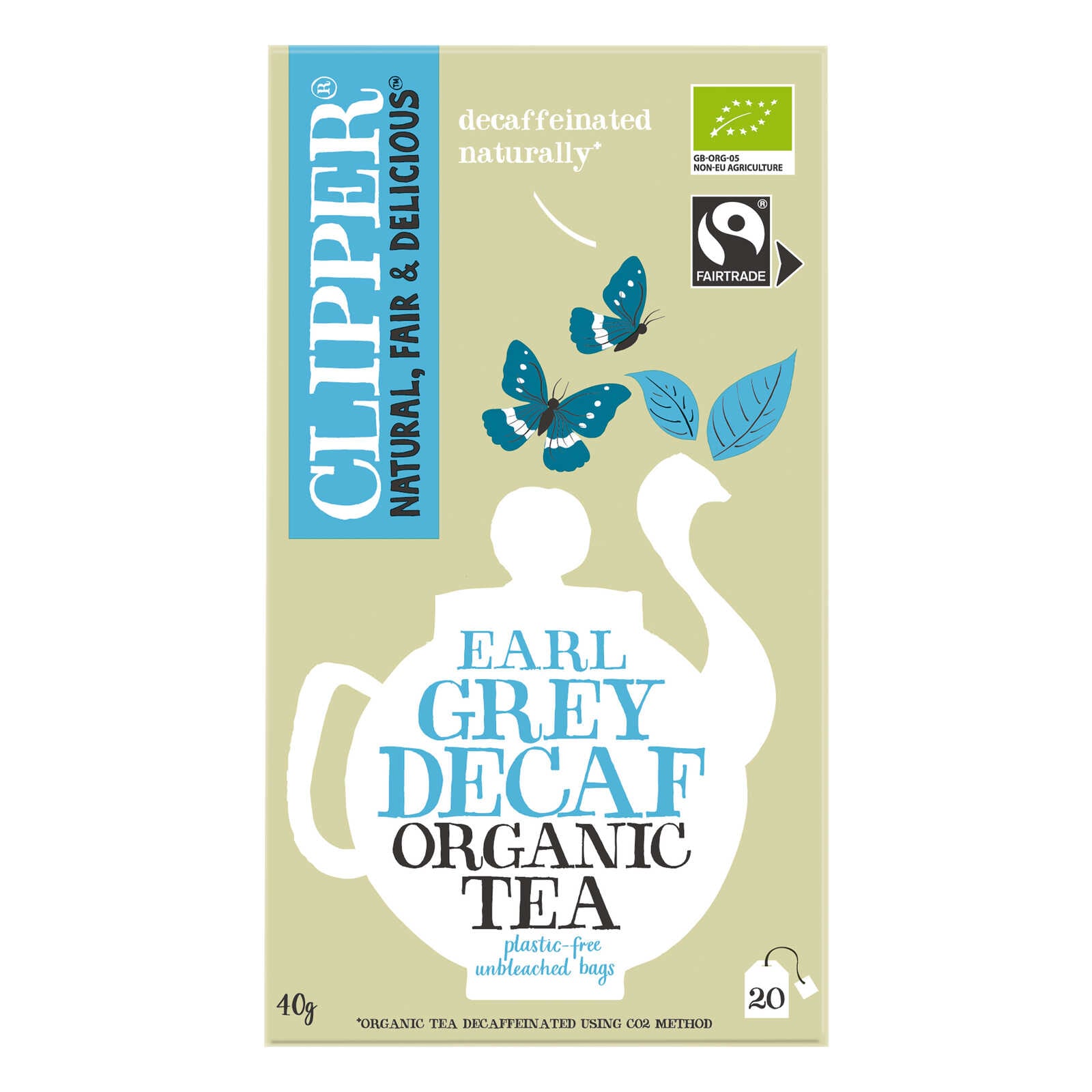 Clipper Thee | Zwart | Earl grey | Zakjes | Bio