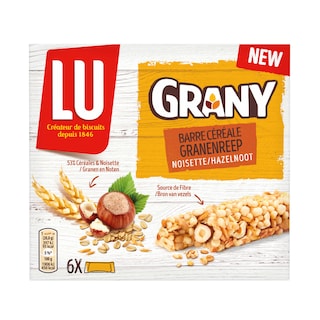 LU | Grany | Barres céréal | Noisettes 