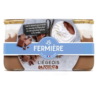 La Fermière | Dessert | Liégeois | Chocolat 