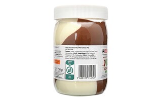 Delhaize | Pâte à tartiner | Duo | Blanc & noisettes 