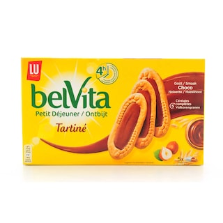LU | Belvita | Koekjes | Petit Déj. | Choc.-Noten|Vol.granen 