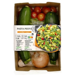 Delhaize | Maaltijdbox | Pasta pesto 1,017 kg