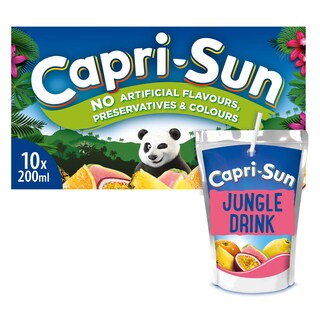 Capri-Sun | Limonade | Jungle drink | Pouch 10 x 20 cl