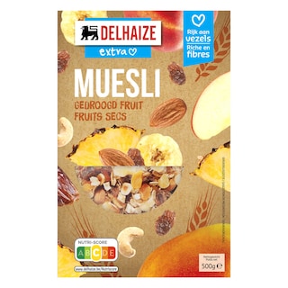 Delhaize | Ontbijtgranen | Muesli | Droge vruchten 