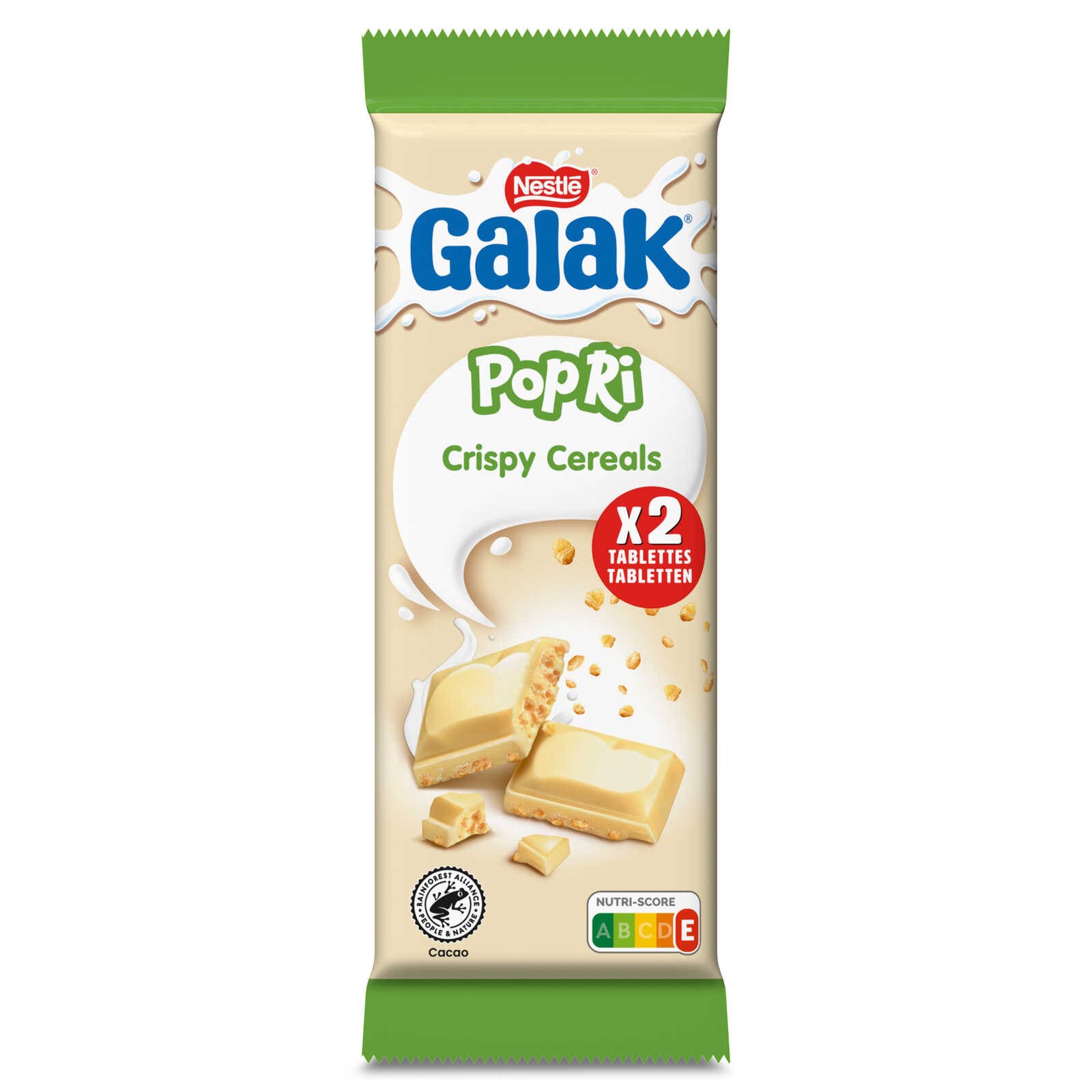 Galak Chocolade | Wit | Krokante rijstkorrels