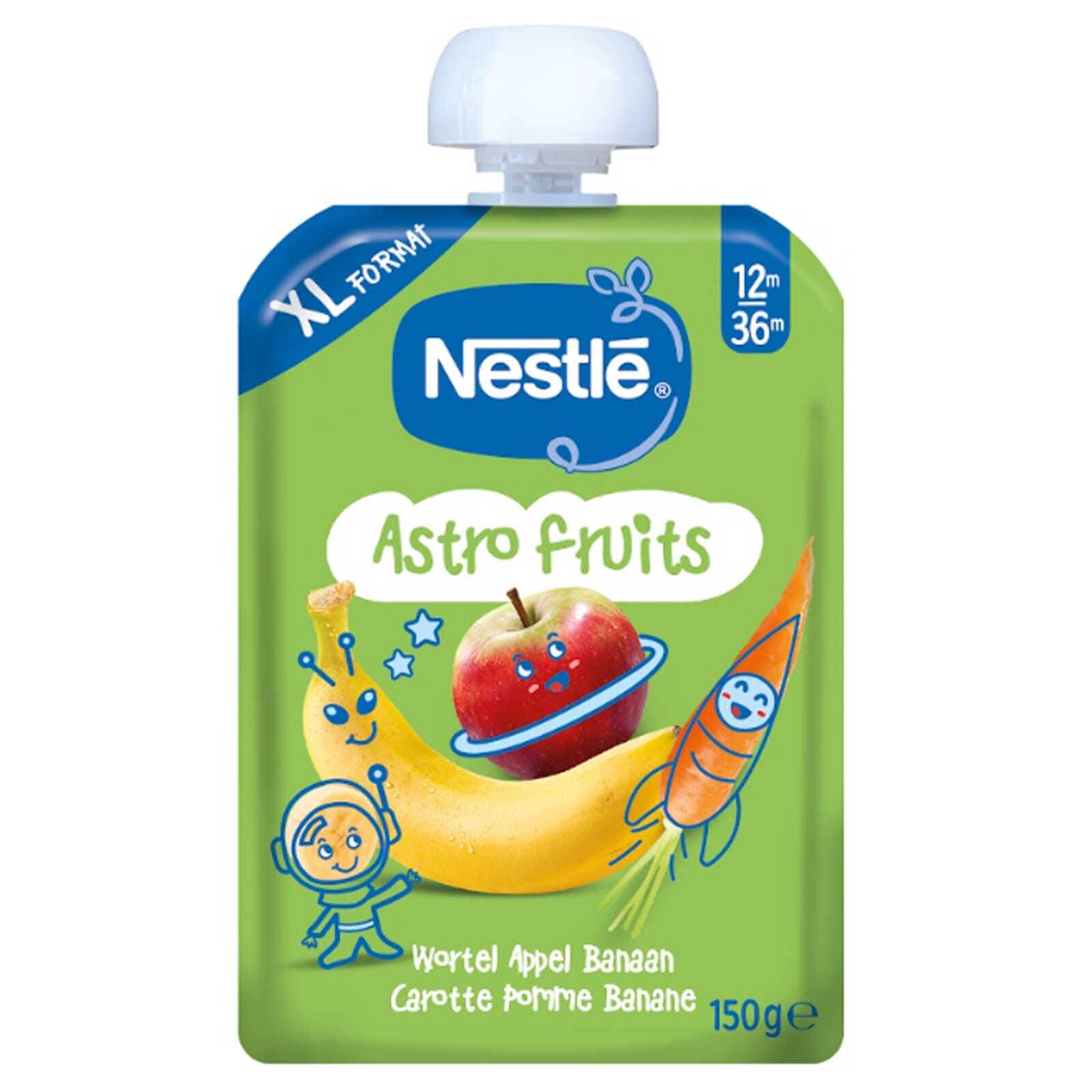 Nestlé Knijpzakje | Wortel Appel Banaan |12 m