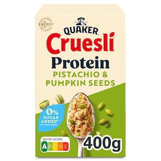 Quaker | Cruesli | Ontbijtgranen | Proteïne | Pistache 