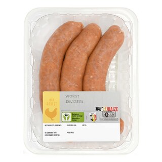 Delhaize | Saucisse | Poulet | Beb 400 gr