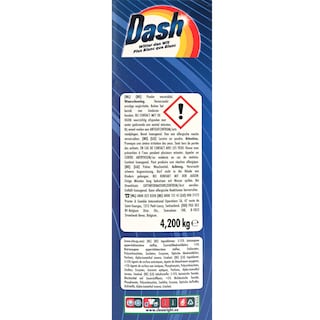 Dash | Poudre à lessive| Regular | 4,2 KG | 70 DS 