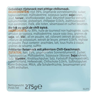 Delhaize | Snack | Cracker | Hot rice 275 gr