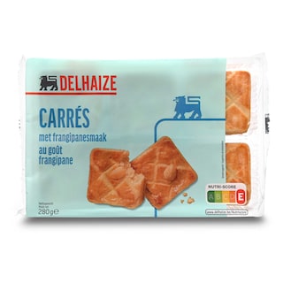 Delhaize | Biscuits | Carrés | Frangipanes 6 x 46,667 gr