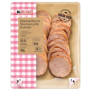 Delhaize | Saucisse | Grillé | Volaille 