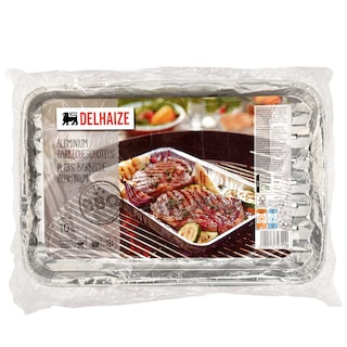 Delhaize | 10 Aluminium Bakje 