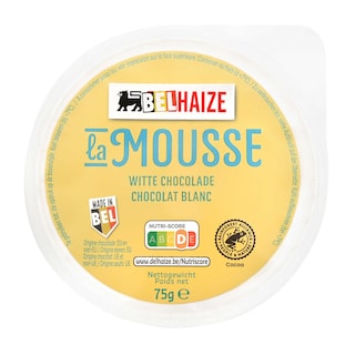 Delhaize | Mousse | Witte chocolade 