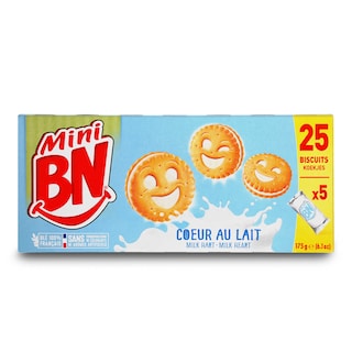 BN | Biscuits | Coeur au lait 