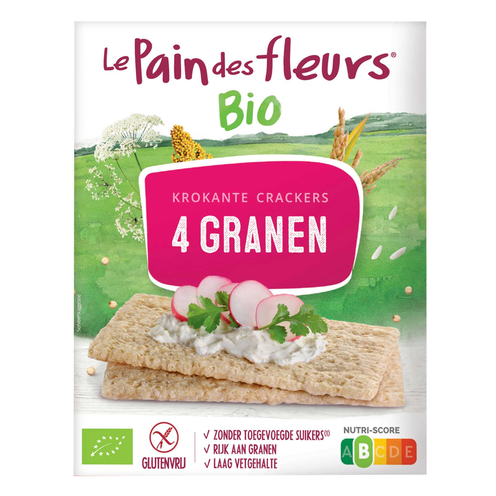 Le pain des fleurs Crackers | 4 granen | Bio