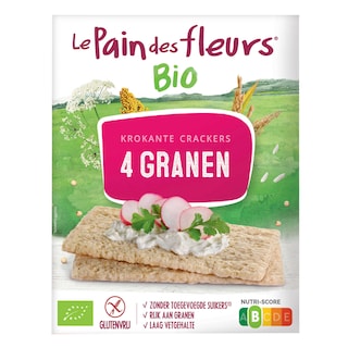 Le pain des fleurs | Crackers | 4 Céréales | Bio 