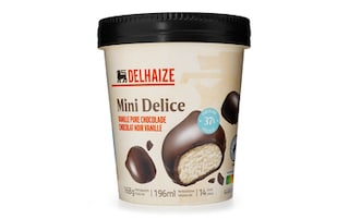 Delhaize | Mini delice | Vanille | Chocolat noir 