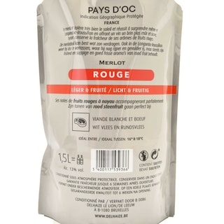 Delhaize | pouch | Pays d'Oc | Merlot 