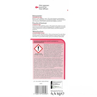 Delhaize | Poudre à lessiver | Blanc & couleur | 4,4 Kg | 80DS 