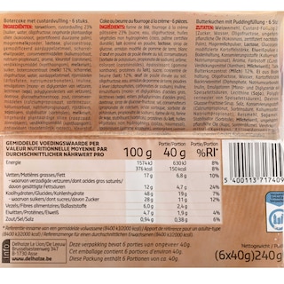 Delhaize | Gâteaux crème au beurre 