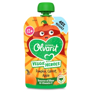Olvarit | Knijpzakje | Appel Pompoen Wortel | 12M+ 