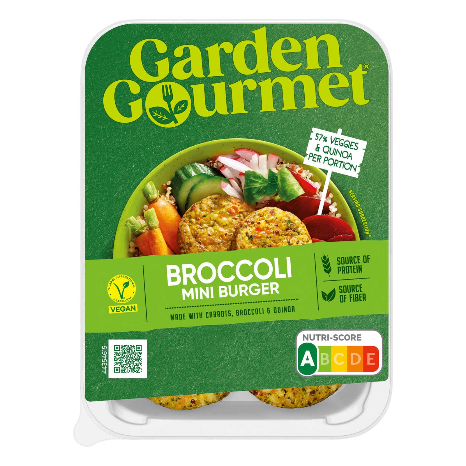 Garden Gourmet Mini burger | Broccoli & Quinoa | Veggie
